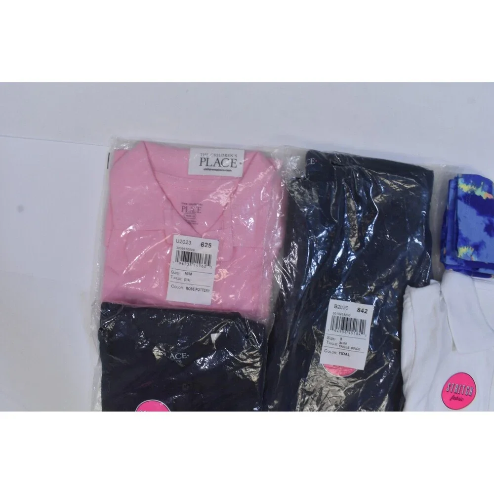 The Childrens Place Bulk Lot Of 9 Girls Size Medium 7/8 Mix Season Tops Bottoms